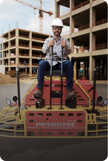 Alisadoras de Concreto e Piso Dirigíveis Duplas