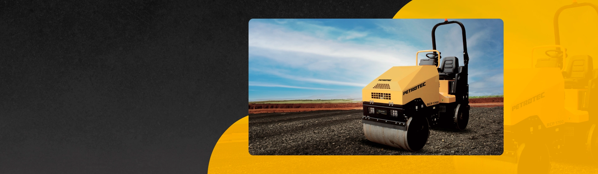 Rolo Compactador Vibratório de Solo